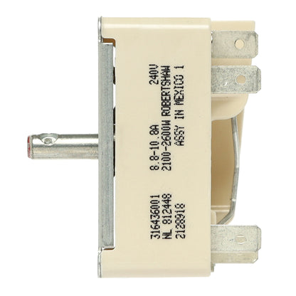 316436001 Frigidaire Stove Large Surface Element Switch