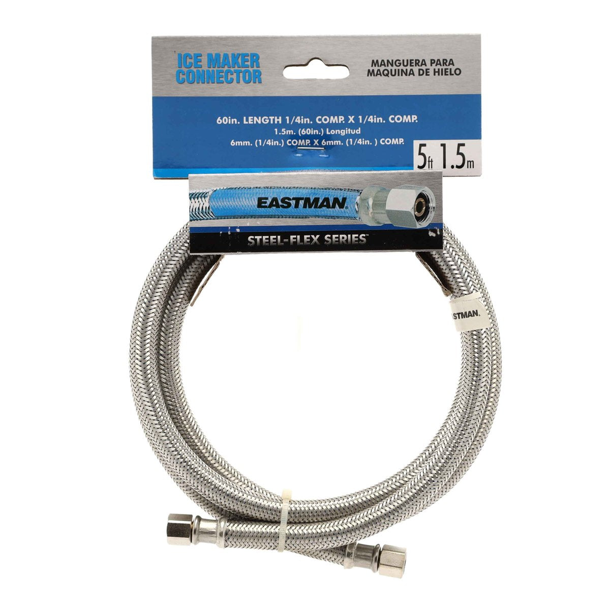 41033 5' Stainless Steel Ice Maker Supply Line