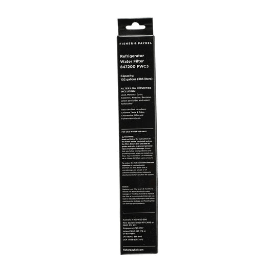 847200 Fisher & Paykel / DCS Refrigerator Water Cartridge Filter