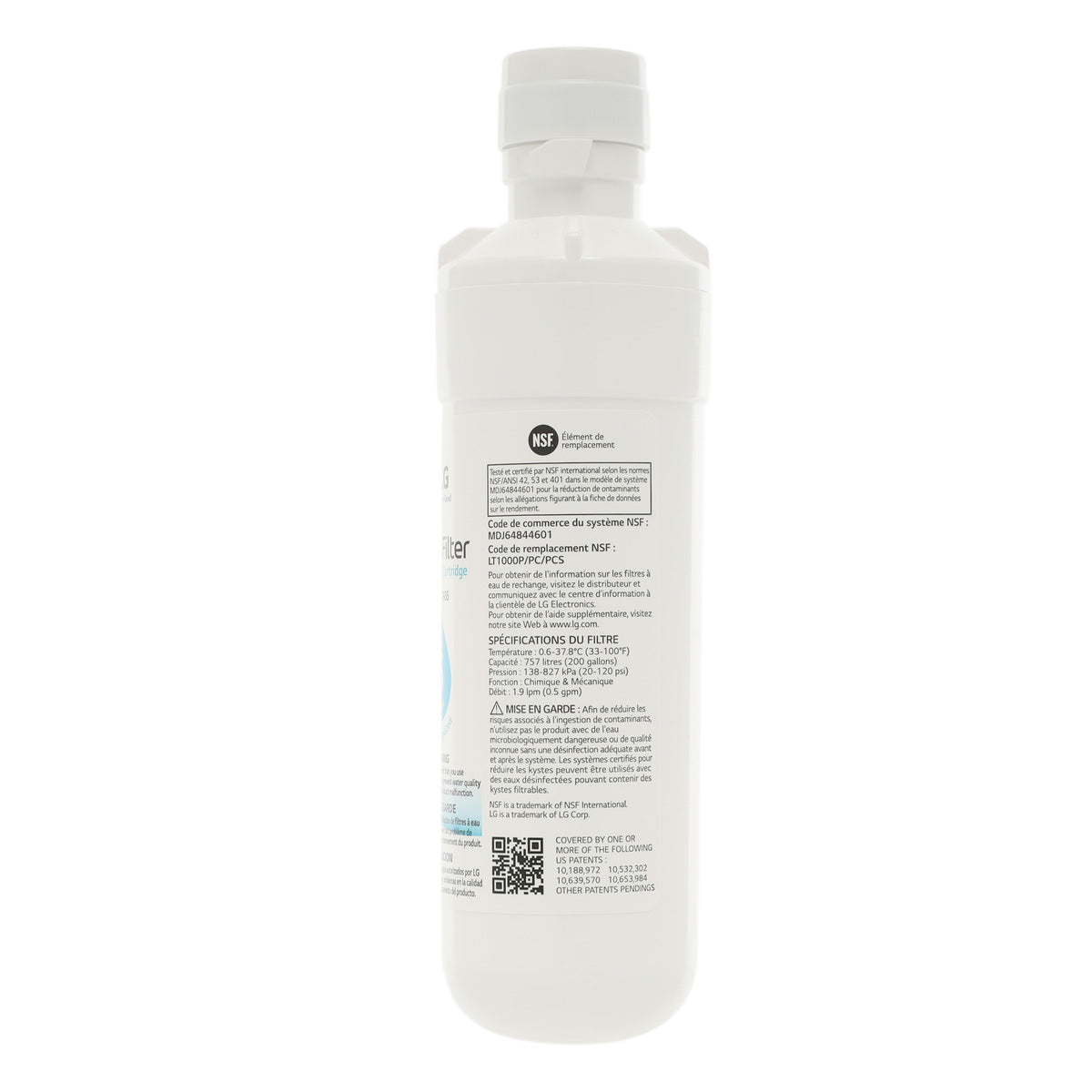 AGF80300705 LG Water Filter (LT1000P)