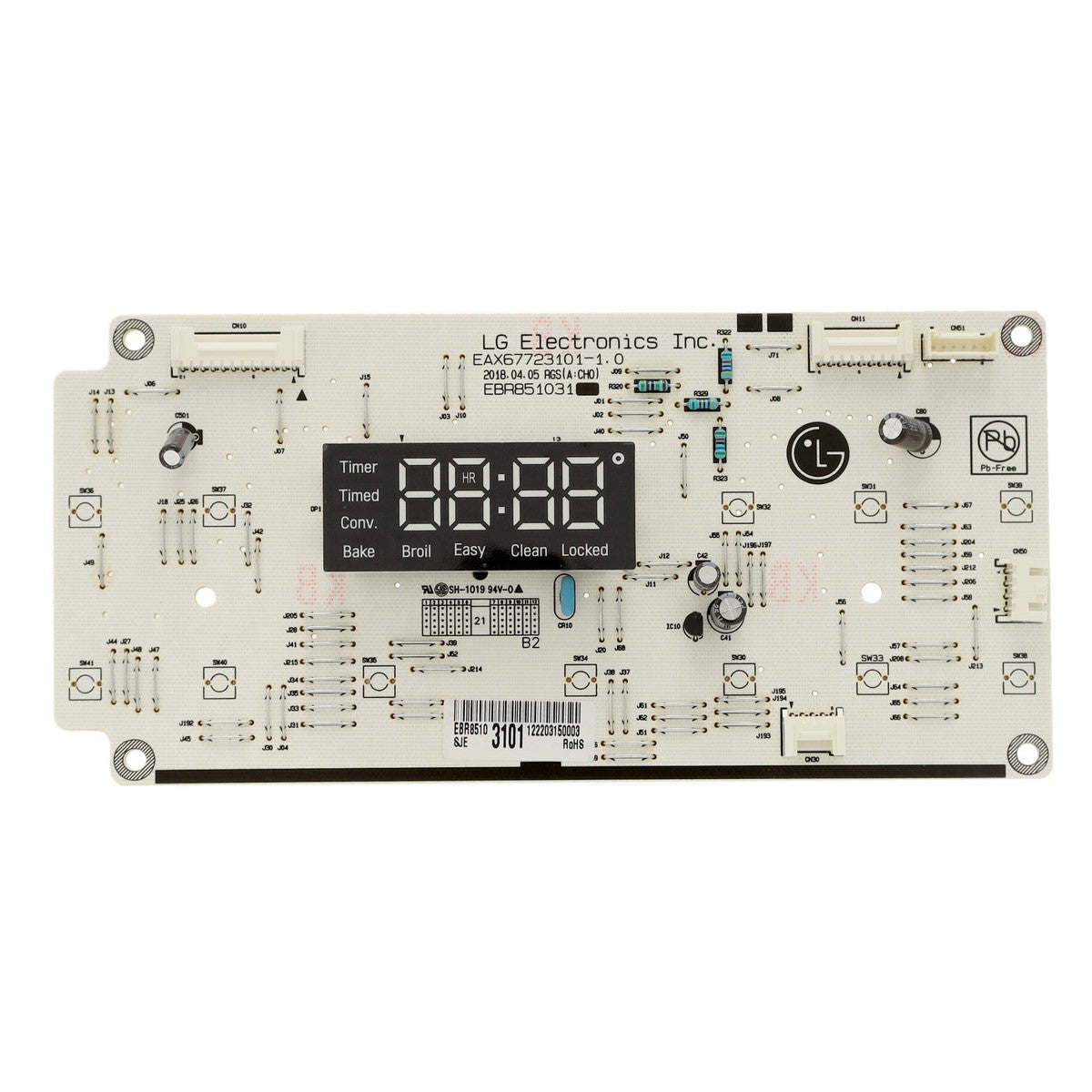 EBR85103101 LG Range PCB Assembly,Main