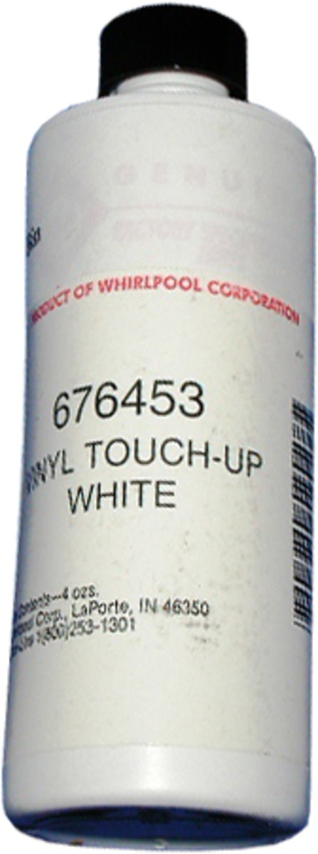 WP676453 Whirlpool Dishwasher Vinyl Touch-Up Paint, White