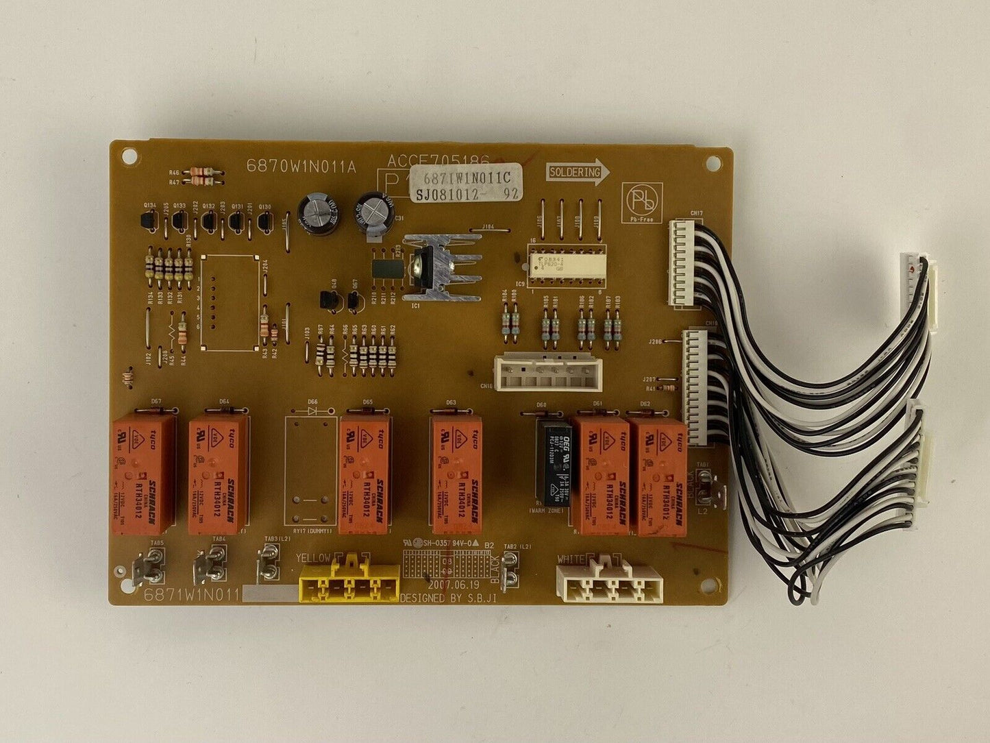 6871W1N011C LG Power Control Board (PCB Assembly)